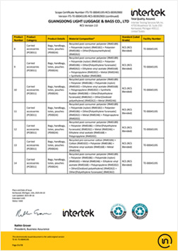 Recycled claim standard 2.0